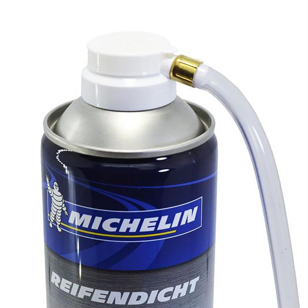 Chai Vá Lốp Khẩn Cấp Cho Ô Tô Mô Tô Xe Máy Michelin 92423 Emergency Puncture Repair dung tích 500ml (hành chính hãng)