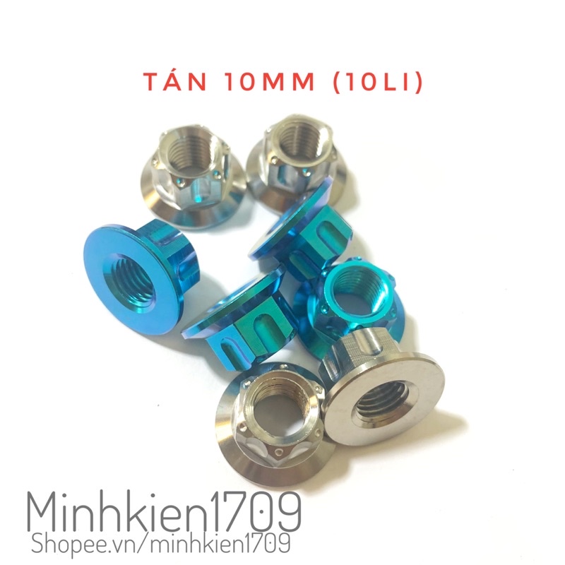 (GR5 XỊN) Ốc tán titan 10mm cốt trước yamaha