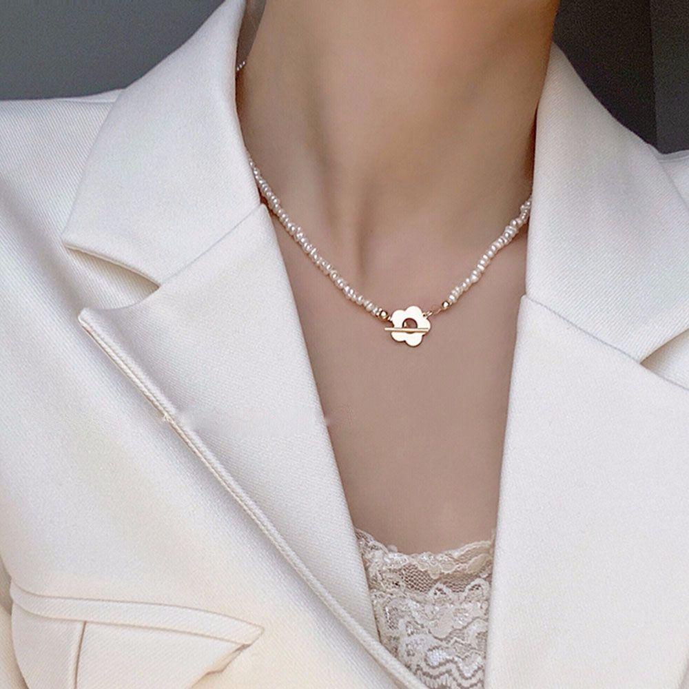 Vòng Tay Chuỗi Hạt Bằng Kim Loại Phong Cách Hàn Quốc Sang Trọng Cho Nữ