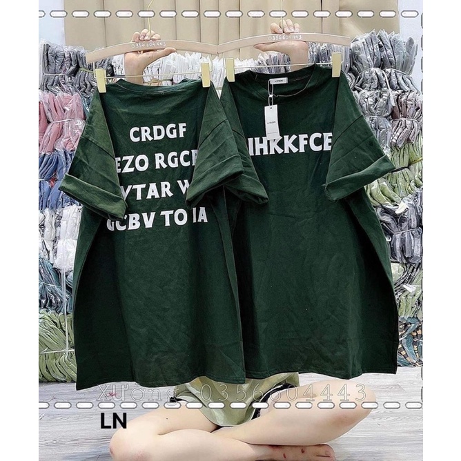 Áo phông chữ cái HKKFC in 2 mặt DA6