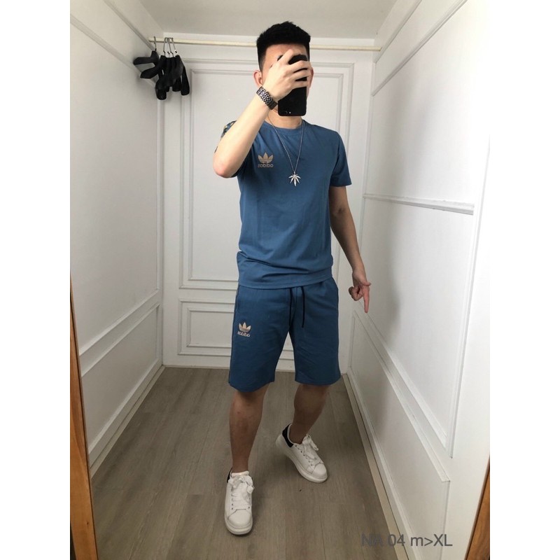 Bộ thể thao nam adidas hè 2021 mẫu mới nhất chất cottonata thấm hút mồ hôi | BigBuy360 - bigbuy360.vn