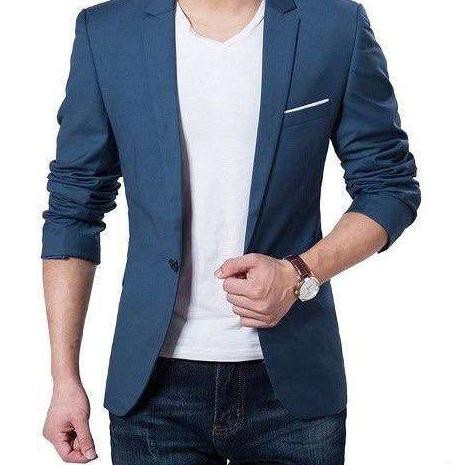 (Blazer Hugo) Áo Khoác Cotton Co Giãn Cho Nam Màu Sắc