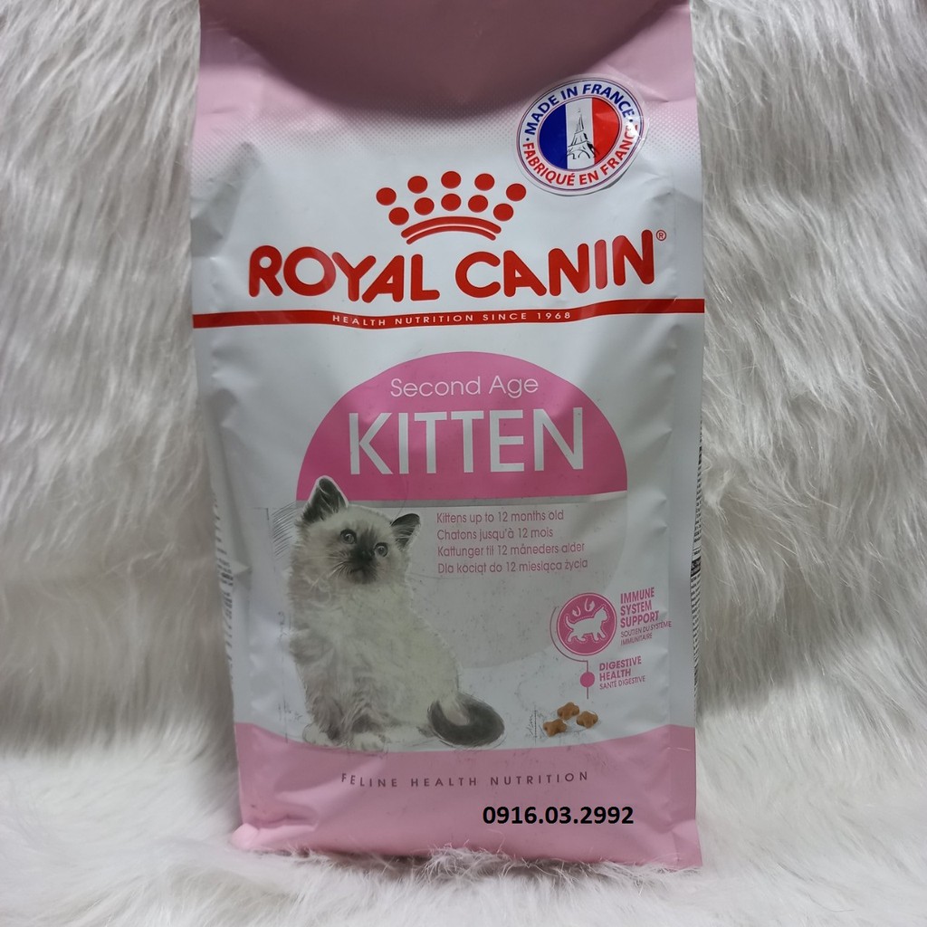 Thức ăn cho mèo con Royal Canin Kitten 2kg - Dành cho mèo 4-12 tháng tuổi