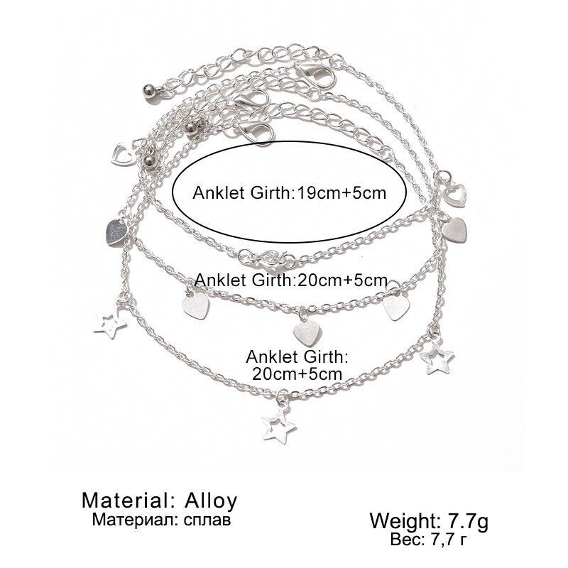 Lắc Chân Nhiều Lớp Phong Cách Bohemian Thời Trang | BigBuy360 - bigbuy360.vn