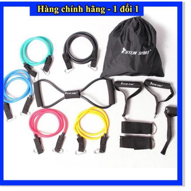 ✔️ Xả kho giá sốc -  dây đàn hồi tập gym,Bộ 5 Dây Đàn Hồi Tập Thể Hình  - uy tin 1 đổi 1