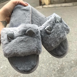 Dép bông tai thỏ ẢNH THẬT