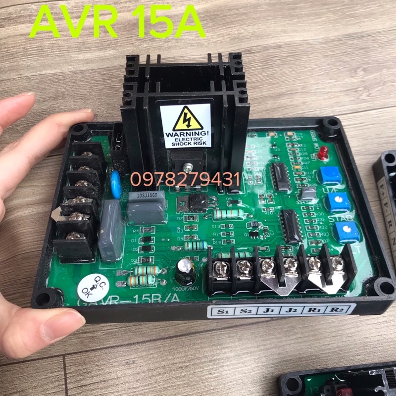AVR TRỰC TIẾP máy phát điện/bộ điều chỉnh áp tự động 8-12-15AH