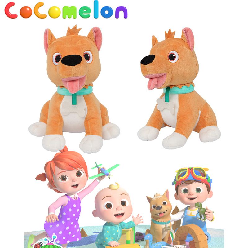 Đồ chơi nhồi bông kiểu dáng Cocomelon JJ dễ thương dành Jo Jo Bingo Dog Cocomelon Family Plushie Doll Kids Baby Birthday