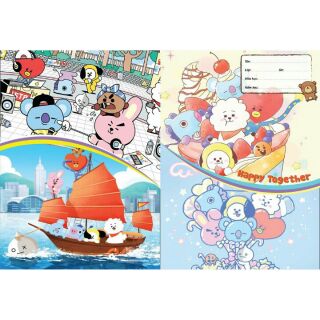 Bìa bao vở BTS, BT21
