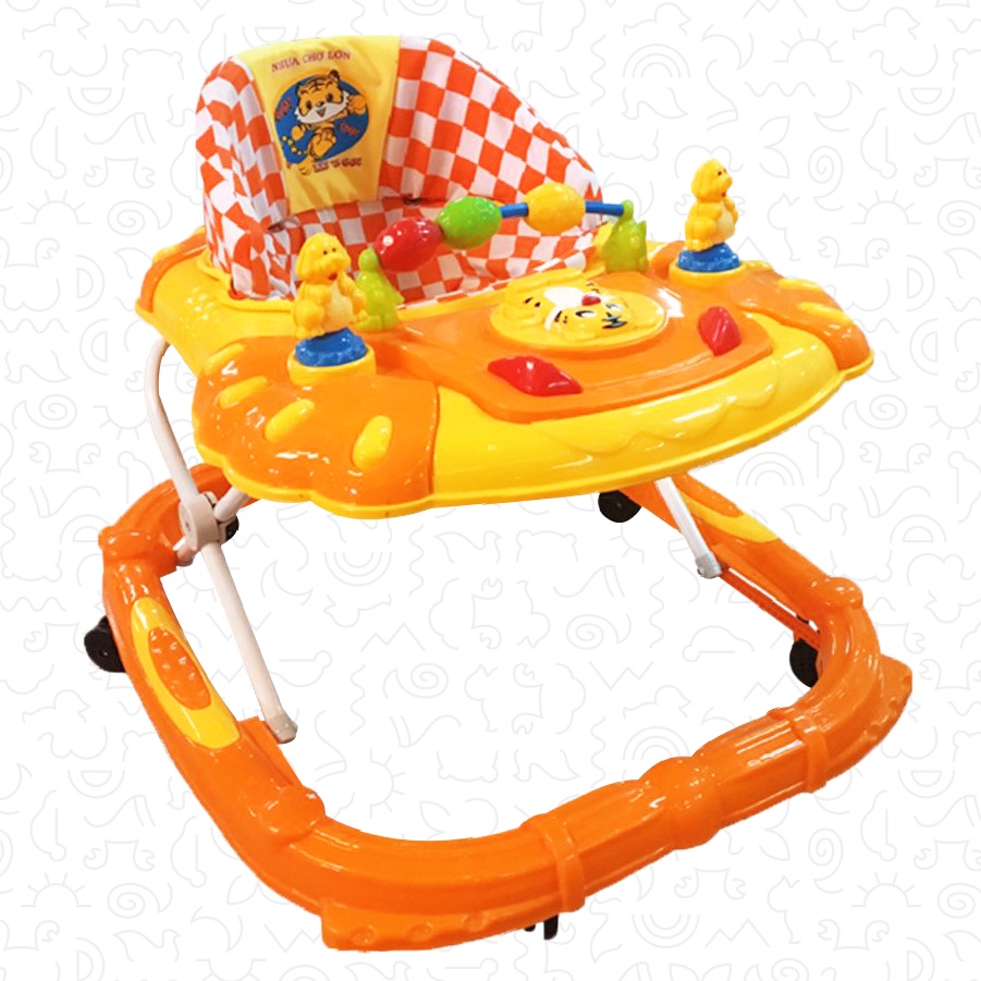 Xe Tập Đi Nhựa Chợ Lớn L4 Con Hổ  Dành Cho Bé Từ 6 đến 12 Tháng