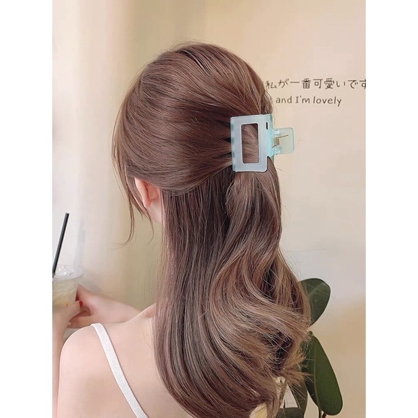 Kẹp cài tóc hàn quốc ❤23 FREESHIP❤cho nữ nhựa vuông nhỏ, cặp tóc càng cua cute hot trend phong cách ulzzang vintage