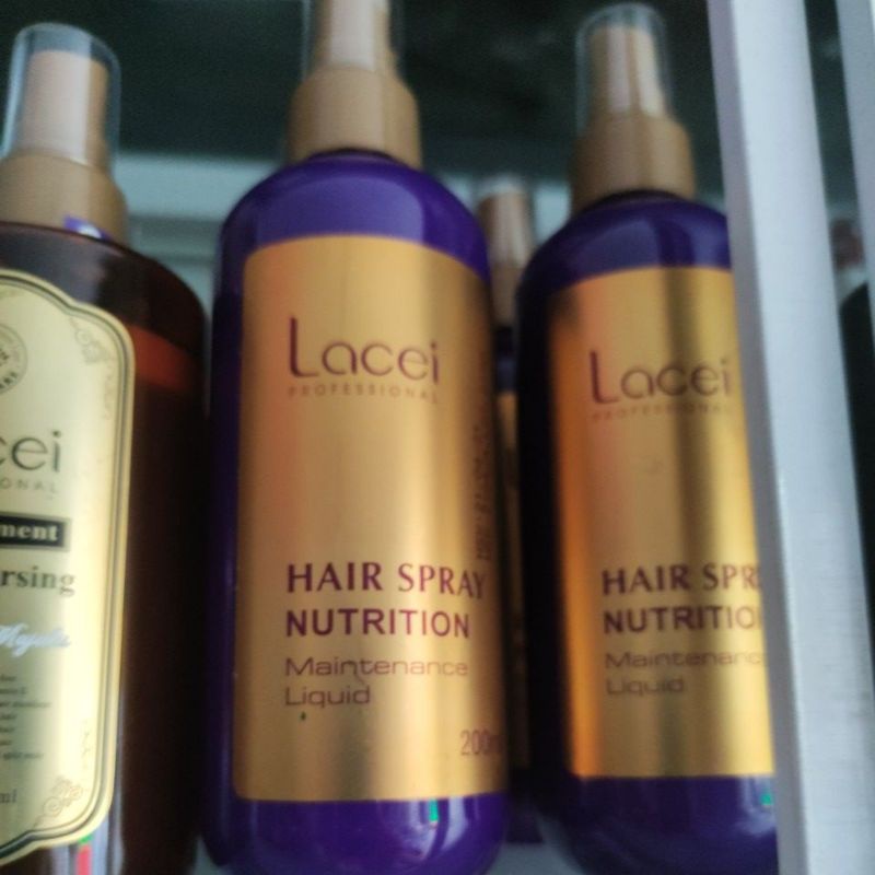 Sữa Xịt Nước dưỡng tóc Lacei tím 200ml phục hồi giữ màu siêu