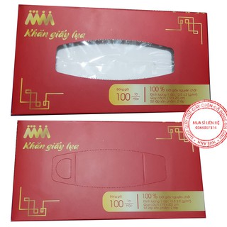 Khăn Giấy Lụa 100 Tờ Dạng Hộp