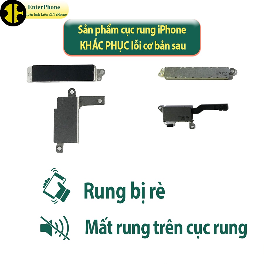 EnterPhone - Cục rung iP 6/6S/6 Plus/6S Plus ZIN BÓC MÁY