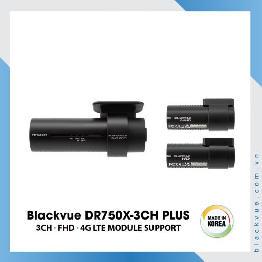 CAMERA HÀNH TRÌNH CAO CẤP BLACKVUE DR750X-3CH PLUS