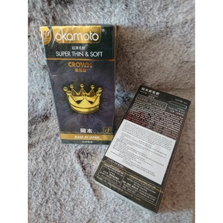 BCS Crown hãng okamoto / siêu mỏng / hàng cao cấp của nhật