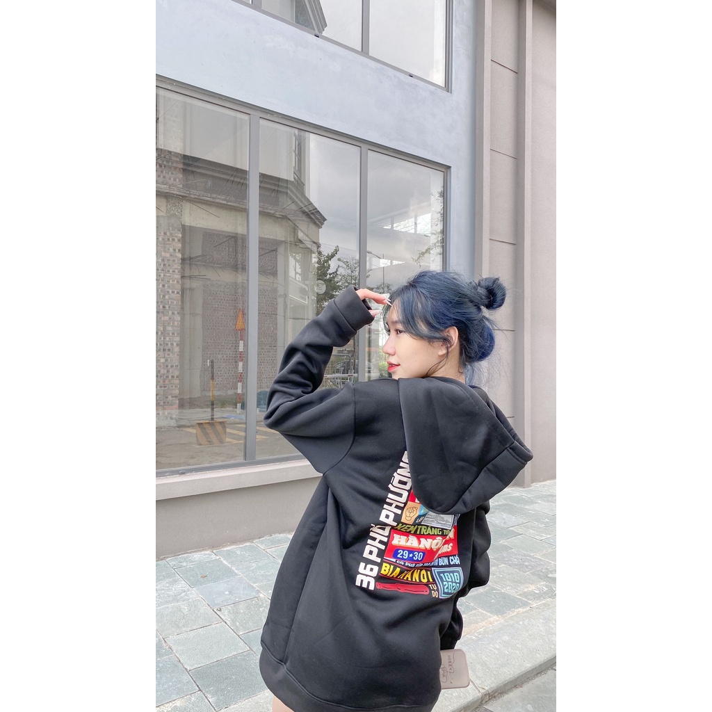 Áo hoodie nỉ UNDER hà nội áo sweater nam nữ unisex form rộng chất nỉ bông cao cấp không xù