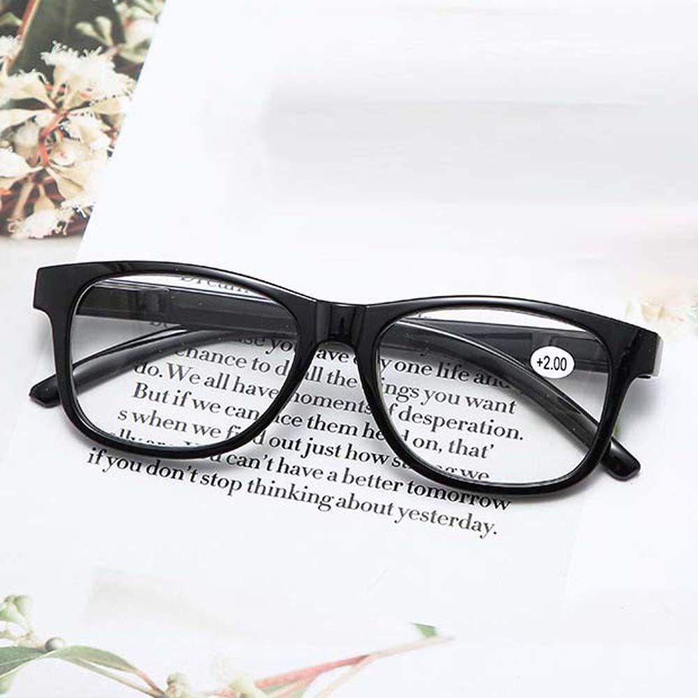 JARRED Kính Đọc Sách Gọng Vuông Màu Nâu Đen Dành Cho Nam Và Nữ