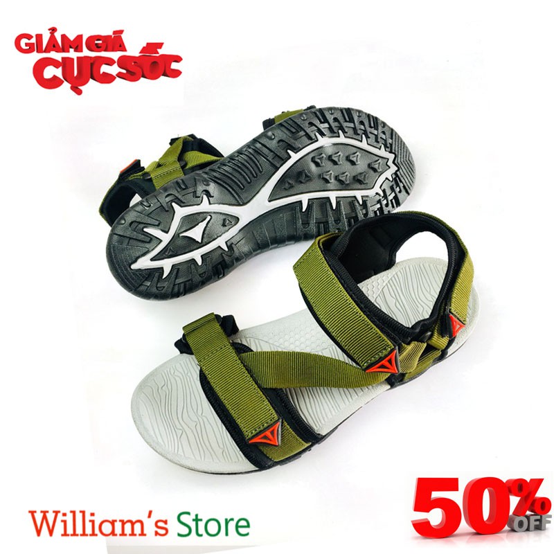 [Đủ size 34 - 43] Giày SANDAL quai hậu nam William kiểu dáng thời trang - A017