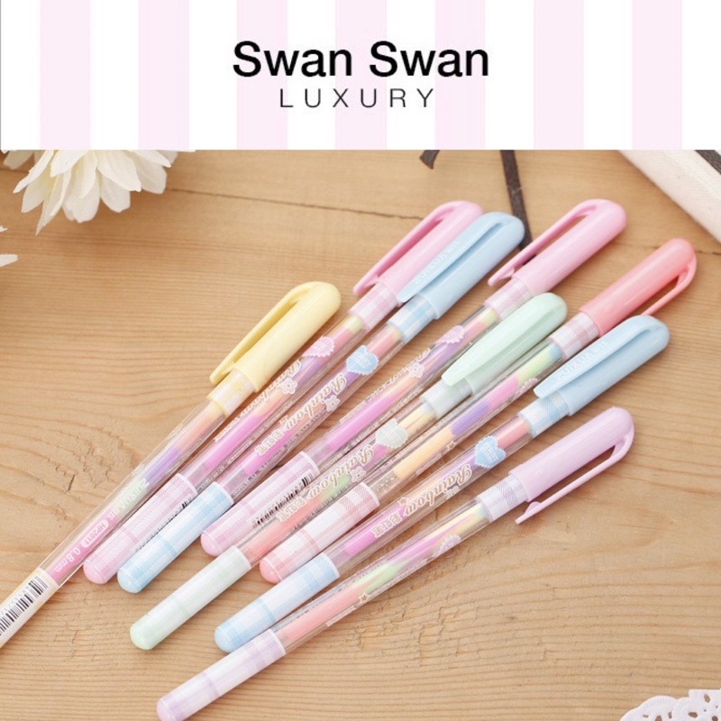 Bút Gel 6 Màu Trong 1 Bút Cực Xinh