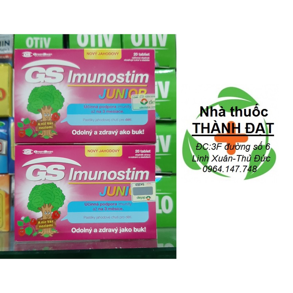 (chính hãng) GS Imunostim junior tăng cường miễn dịch và sức đề kháng hô hấp