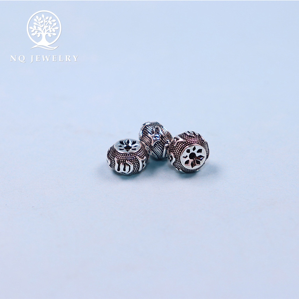 Charm chặn hạt lục tự đại minh chú - NQ Jewelry