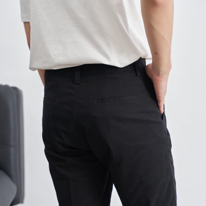 Quần kaki dài nam, chất vải dày dặn-form slimfit tôn dáng