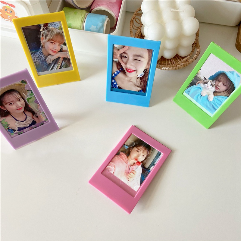 Khung Ảnh Để Bàn Màu Kẹo Dùng Trưng Bày Thẻ ID Tiện Dụng