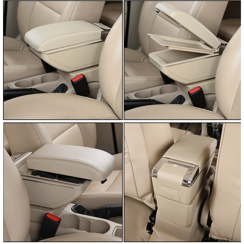 Bệ tỳ tay tích hợp 3 cổng sạc USB theo xe cho Toyota Yaris 2017-2020, Toyota Vios 2019