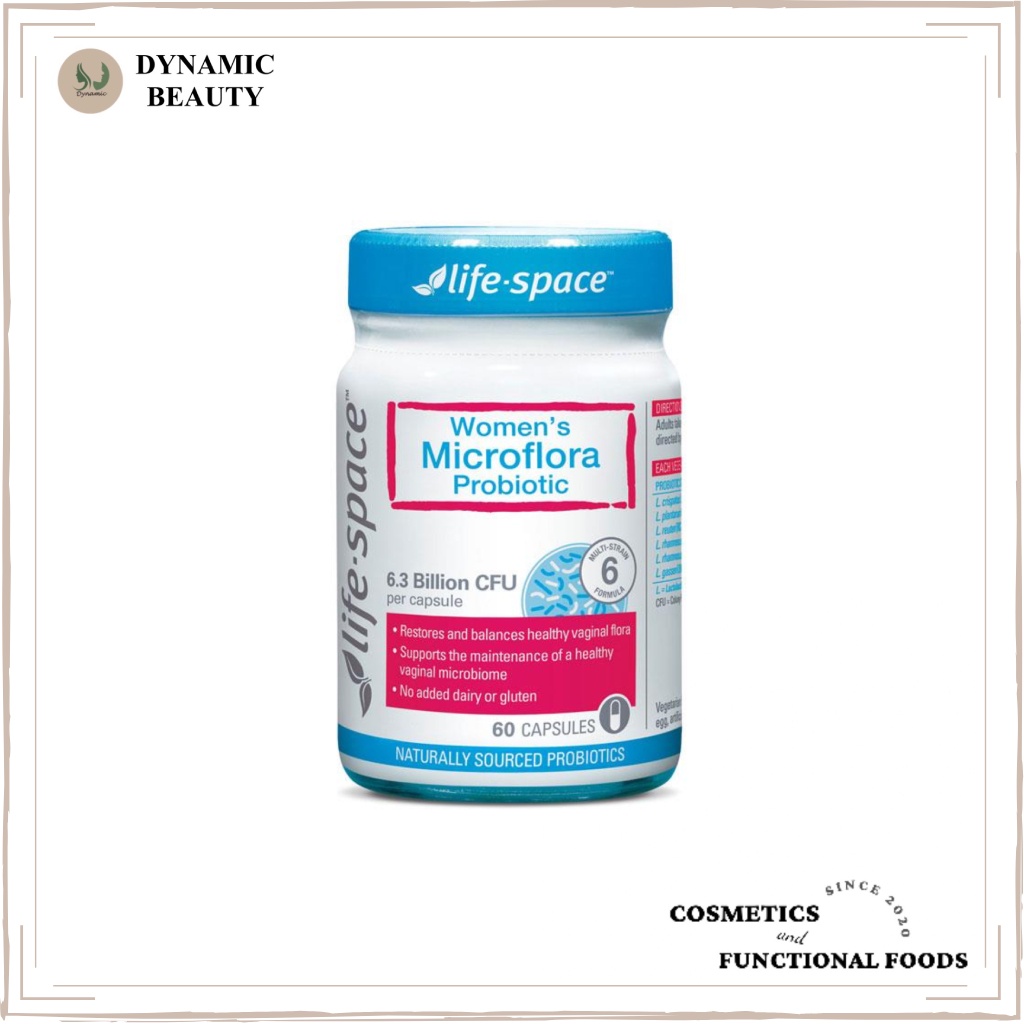 [Hàng chuẩn Úc] Viên uống men vi sinh dành cho phụ nữ Life space women's microflora probiotic 60 viên của Úc