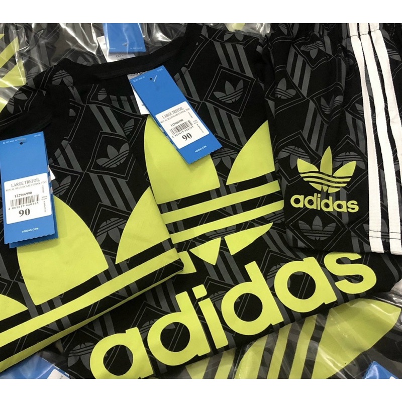 Bộ cộc hoạ tiết adi.das cho bé trai size từ 10-35 cân