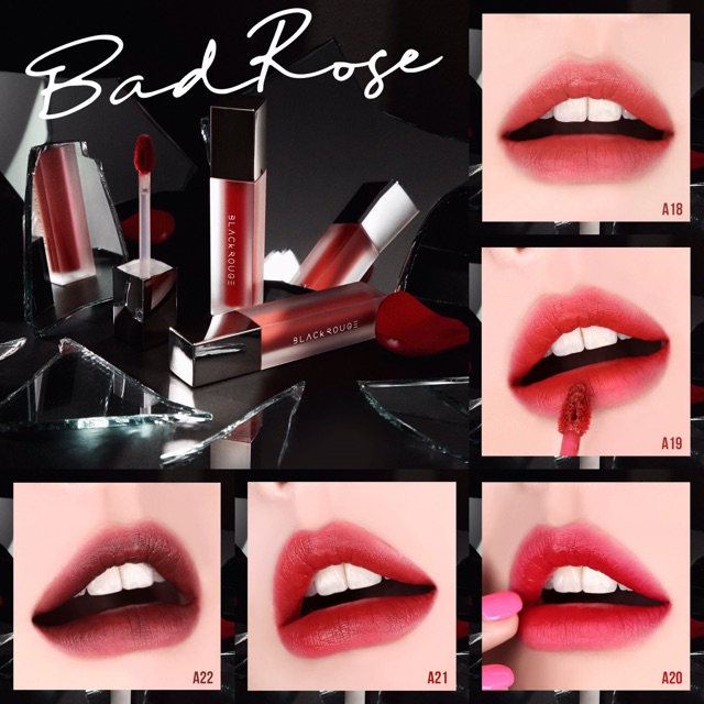 [Màu A18-A32]SON KEM BLACK ROUGE VELVET TINT | BigBuy360 - bigbuy360.vn