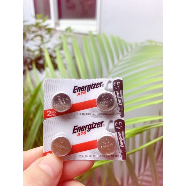 vỉ 2 viên pin cúc áo energizer A76 1.5V