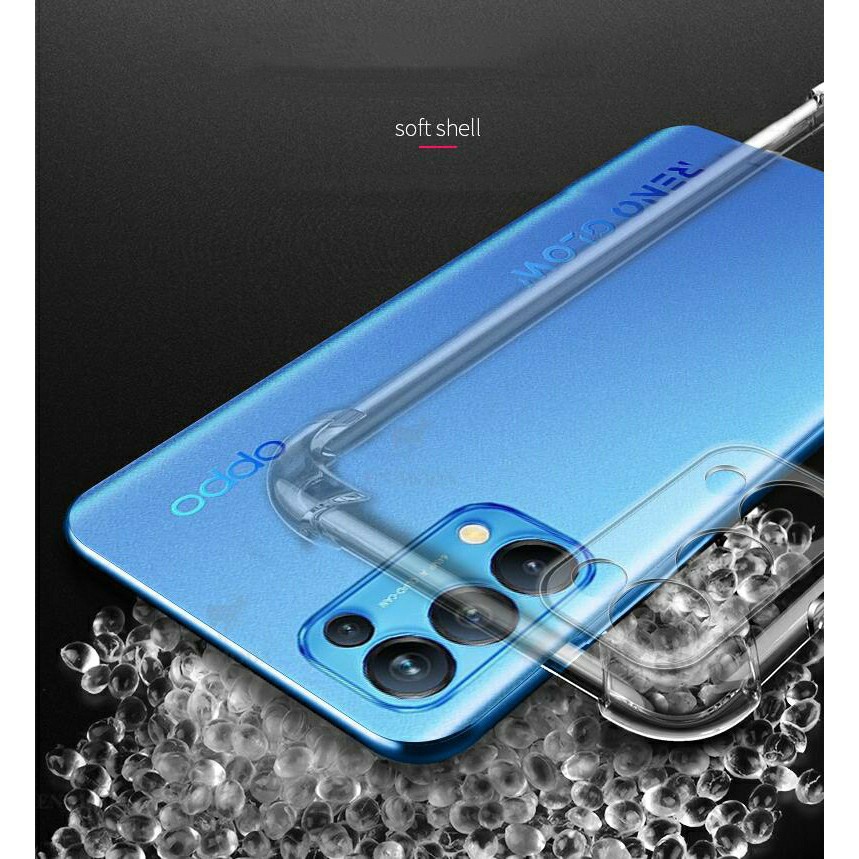 Ốp lưng Realme V15 / V15 5G / Realme 9i / Realme C55 / C53 dẻo trong suốt lồi 4 góc ôm khít máy chống sốc lâu ố vàng