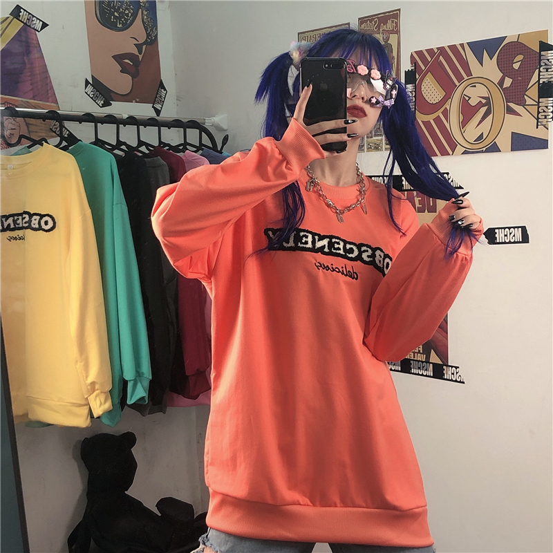 Áo Thun Tay Dài Thiết Kế Đơn Giản Trẻ Trung Hợp Thời Trang 228101 Áo Khoác Dáng Rộng Thêu Chữ Cá Tính Trẻ Trung | BigBuy360 - bigbuy360.vn