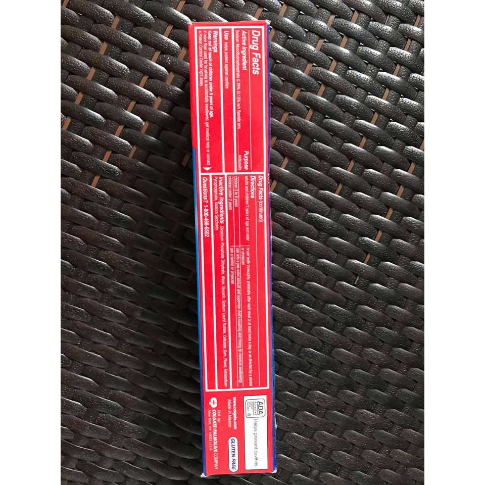 Kem đánh răng Colgate Cavity Protection 170g của Mỹ bảo vệ khỏi sâu răng-được chứng minh tăng cường men răng, sạch răng