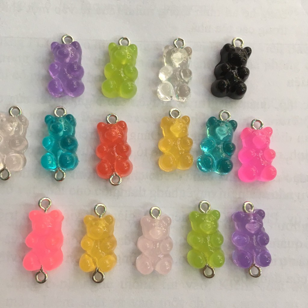 1 mặt gấu trang trí 11x18mm