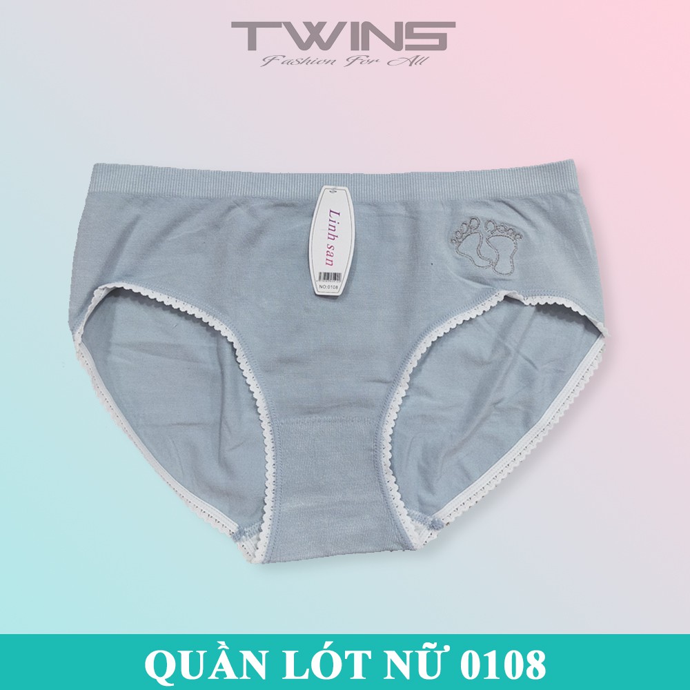 Quần lót nữ dệt kim cao cấp SD0108 màu trơn lưng vừa ôm mông co giãn mềm mịn thoáng mát size từ 55kg-65kg