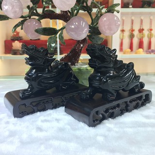 Tỳ hưu chiêu tài lộc Tiêu Ngọc Đen tự nhiên