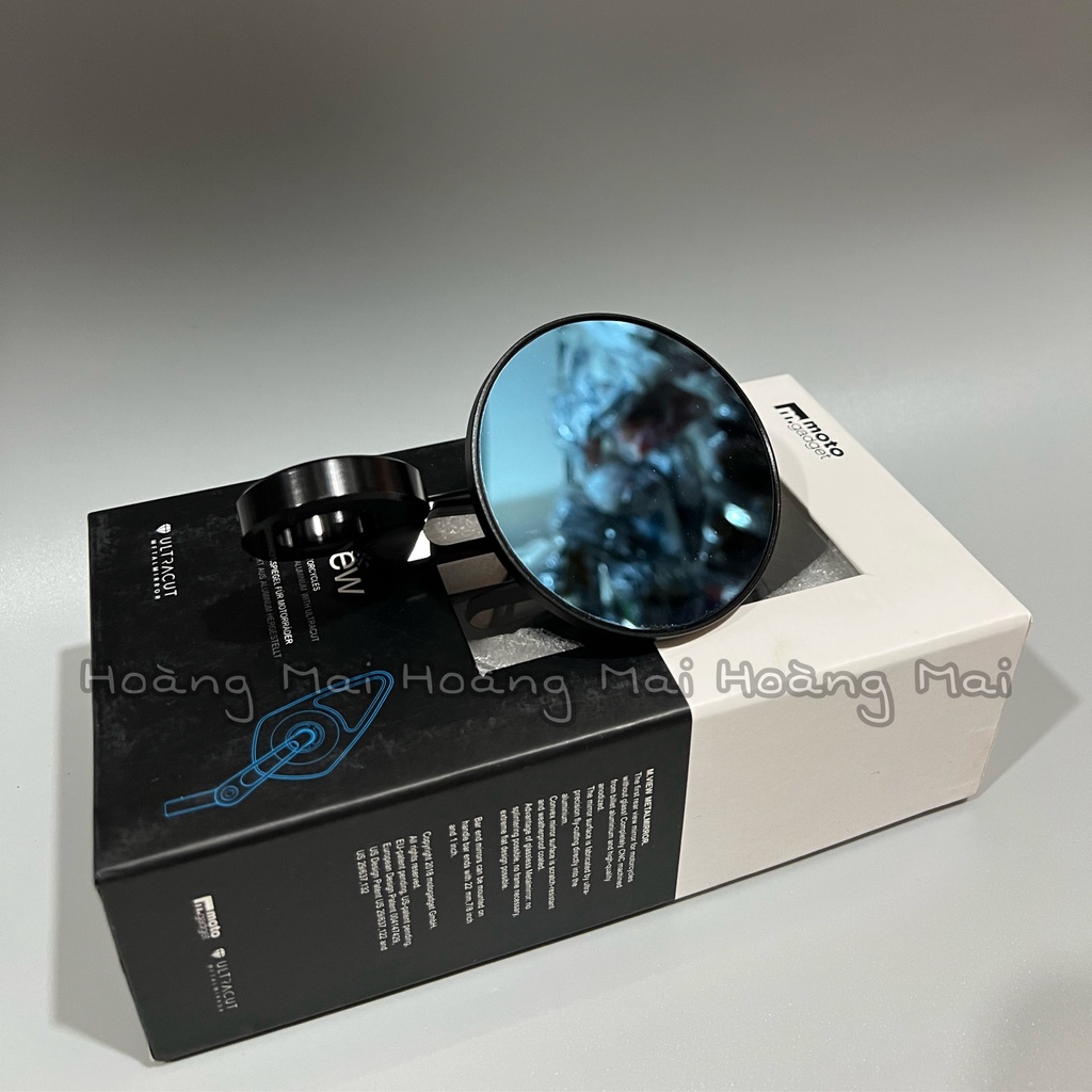 Gương, kiếng chiếu hậu M.view moto gadget mẫu tròn hoặc chiếc lá chống chói hàng xịn cho các loại xe máy