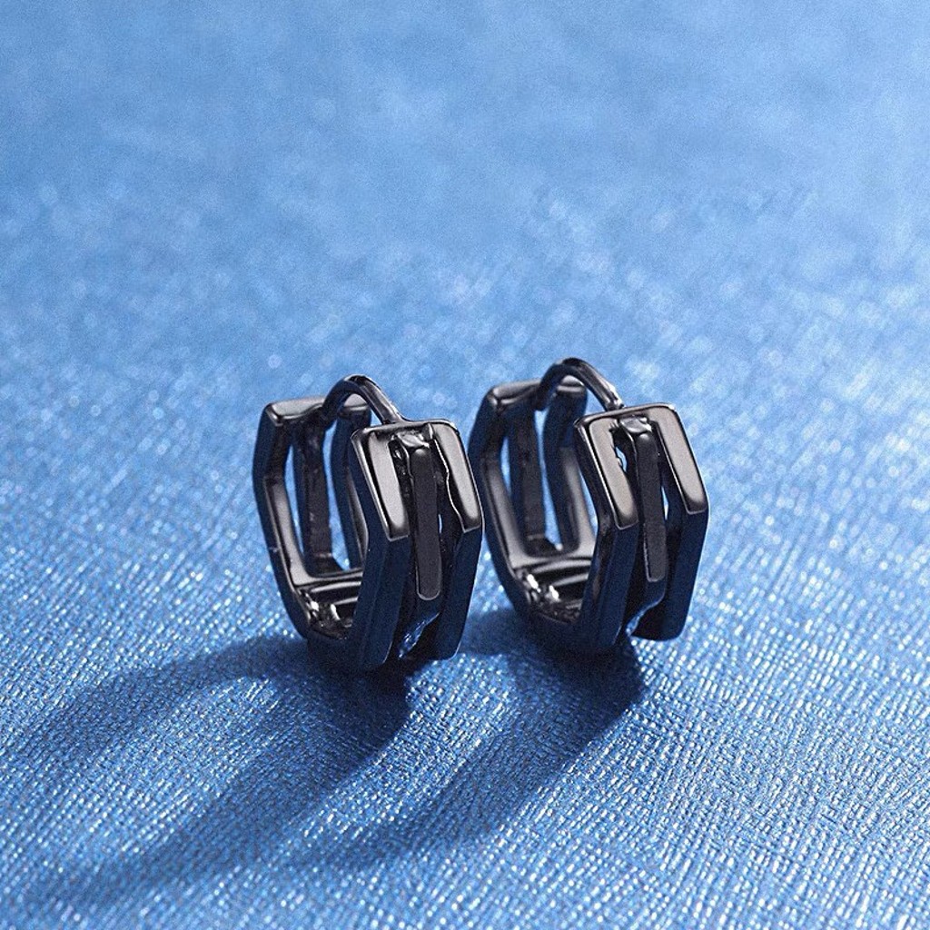 Bông tai, Khuyên tai nam nữ dáng tròn phong cách hip hop xu hướng thời trang 2022, Cá tính, Unisex, 1 Chiếc