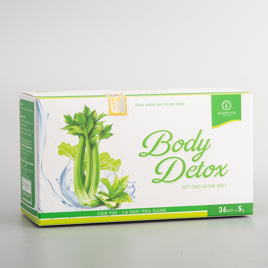 Cốm giảm cân, đẹp da BODY DETOX Kohinoor (36 gói)