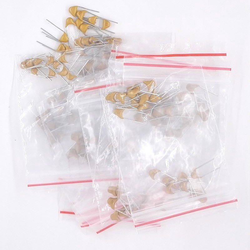 Set 180 tụ gốm 20PF-105 50V 5.08mm chuyên dụng