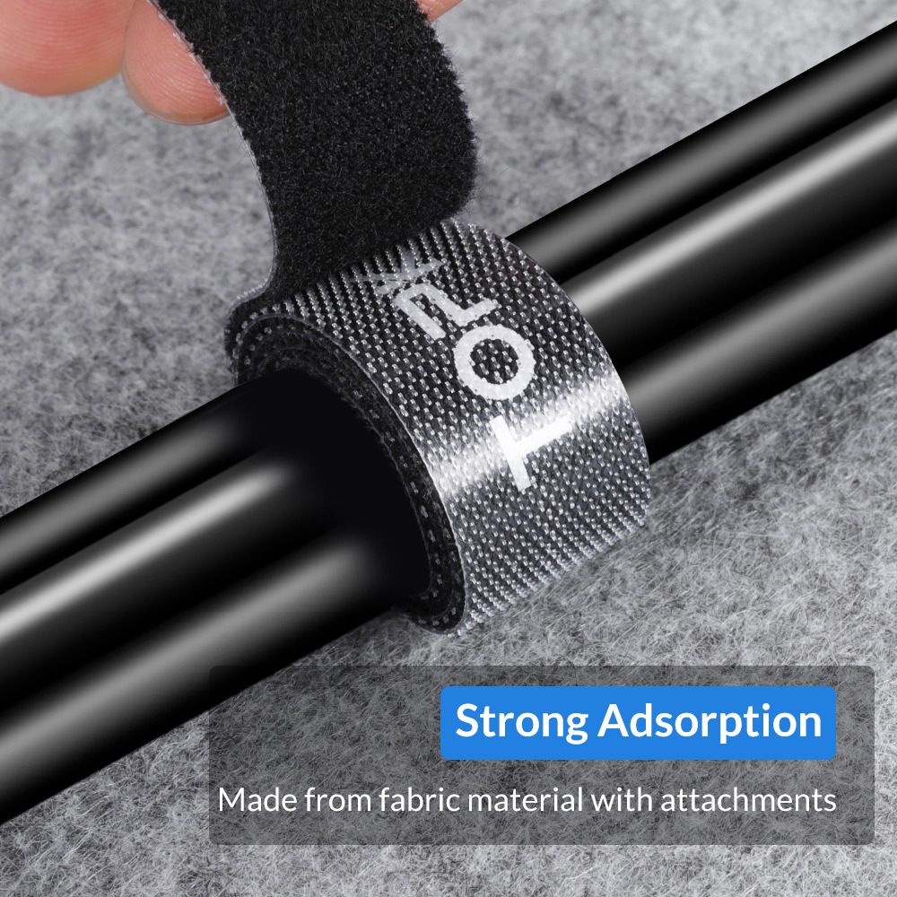 Dây Quấn Cáp TPOK Chất Liệu Nylon Siêu Bền|Dụng Cụ Kẹp Dây Cáp Gọn Gàng Thời Trang
