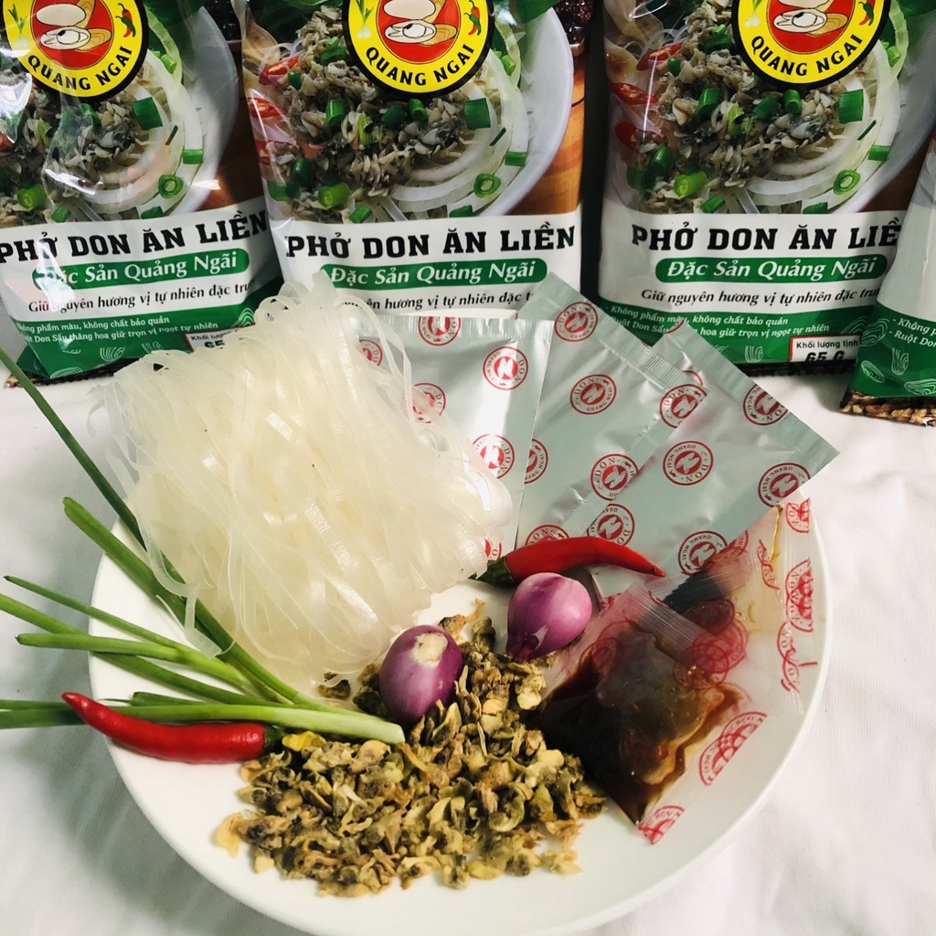 COMBO MIX 4 DON ĂN LIỀN - 3 PHỞ DON - 3 HỦ TÍU DON ĐẶC SẢN QUẢNG NGÃI