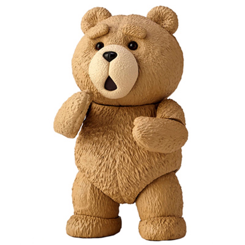 Mô Hình Đồ Chơi Gấu Teddy Bằng PVC Kèm Hộp Chính Hãng