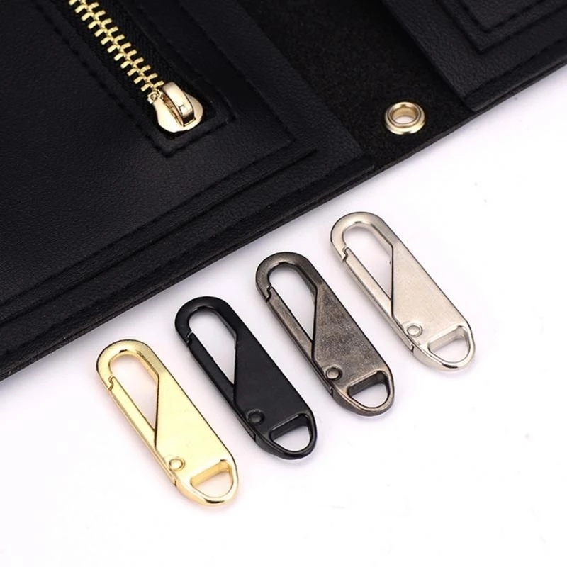 Set 2 Phụ Kiện Khóa Kéo Hành Lý Bằng Đồng Chất Lượng Cao Dễ Tháo Rời Thời Trang