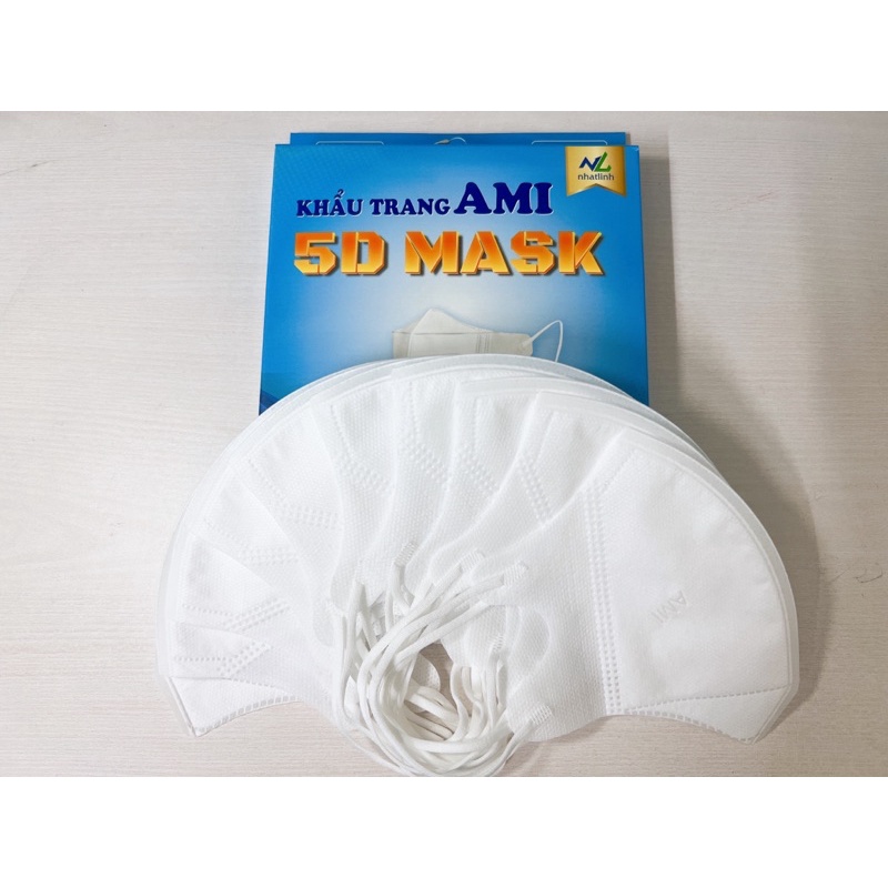 Combo 10 hộp  khẩu trang 5D Ami - Amiofficial