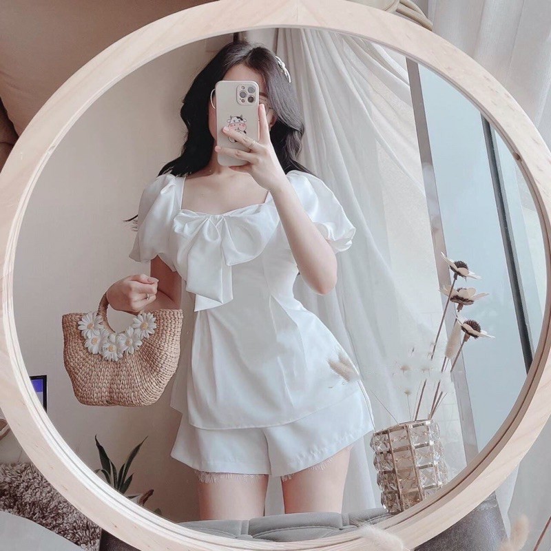 SÉT BỘ NƠ PHỐI QUẦN REN