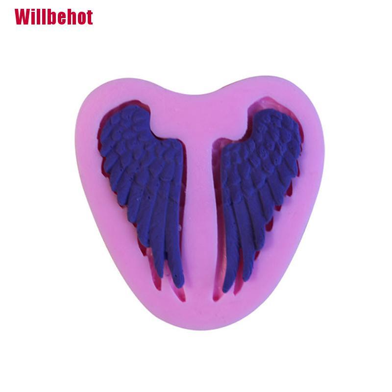 Khuôn Làm Bánh Chất Liệu Silicone Hình Đôi Cánh Thiên Thần